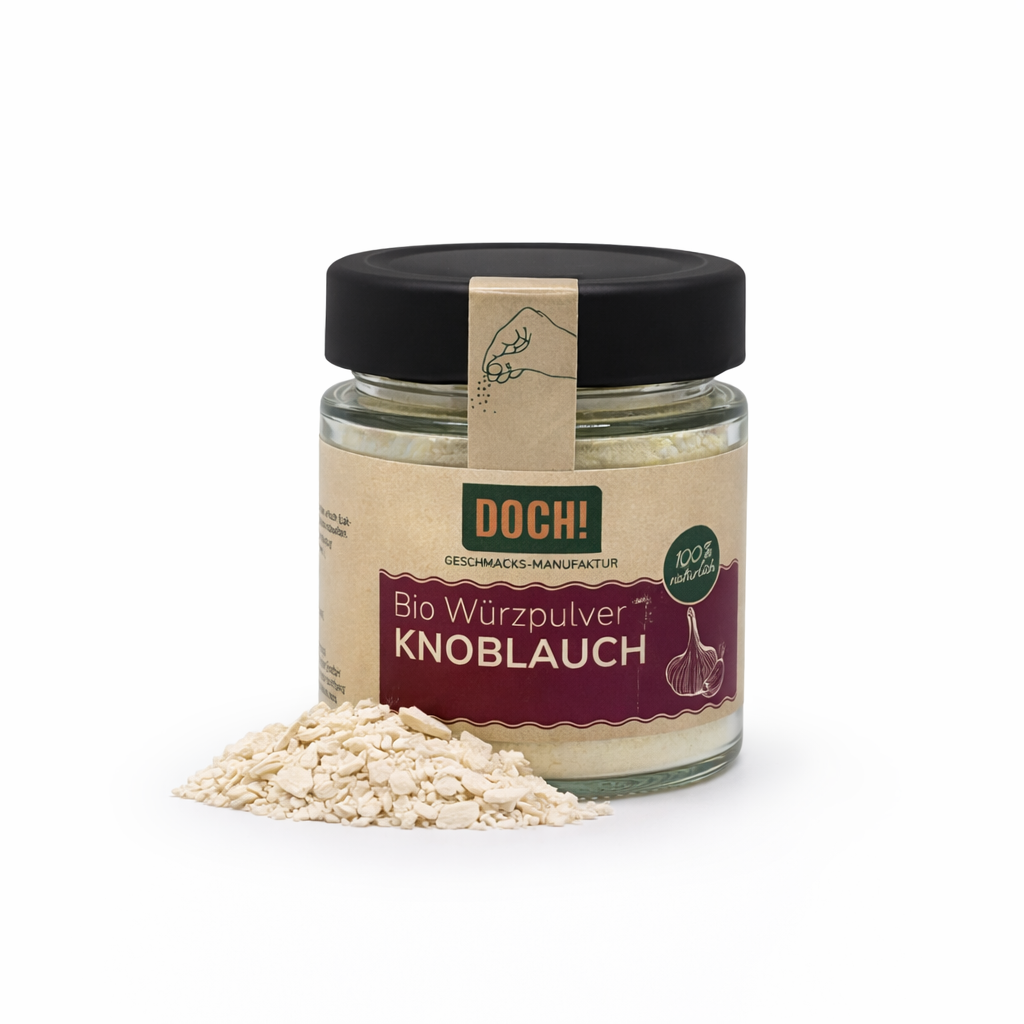 DOCH! Bio Würzpulver KNOBLAUCH Glas 60g