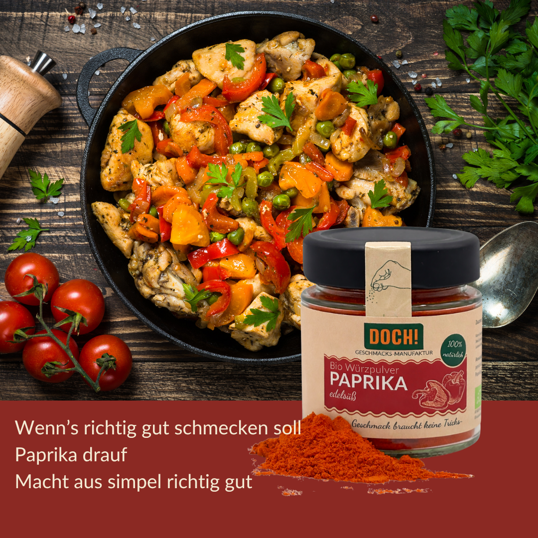 Bio Würzpulver PAPRIKA edelsüß 60g