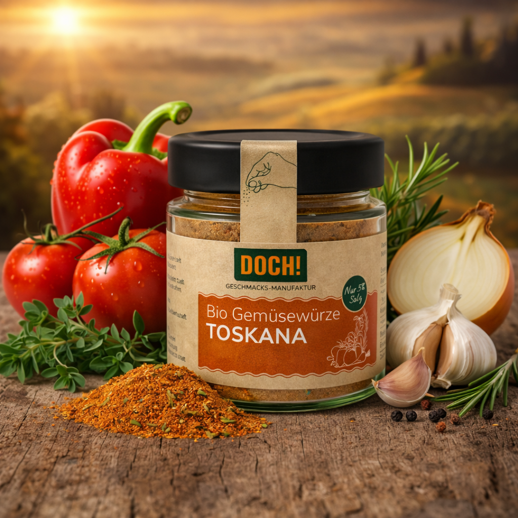 DOCH! Bio Gemüsewürze TOSKANA Glas 60g