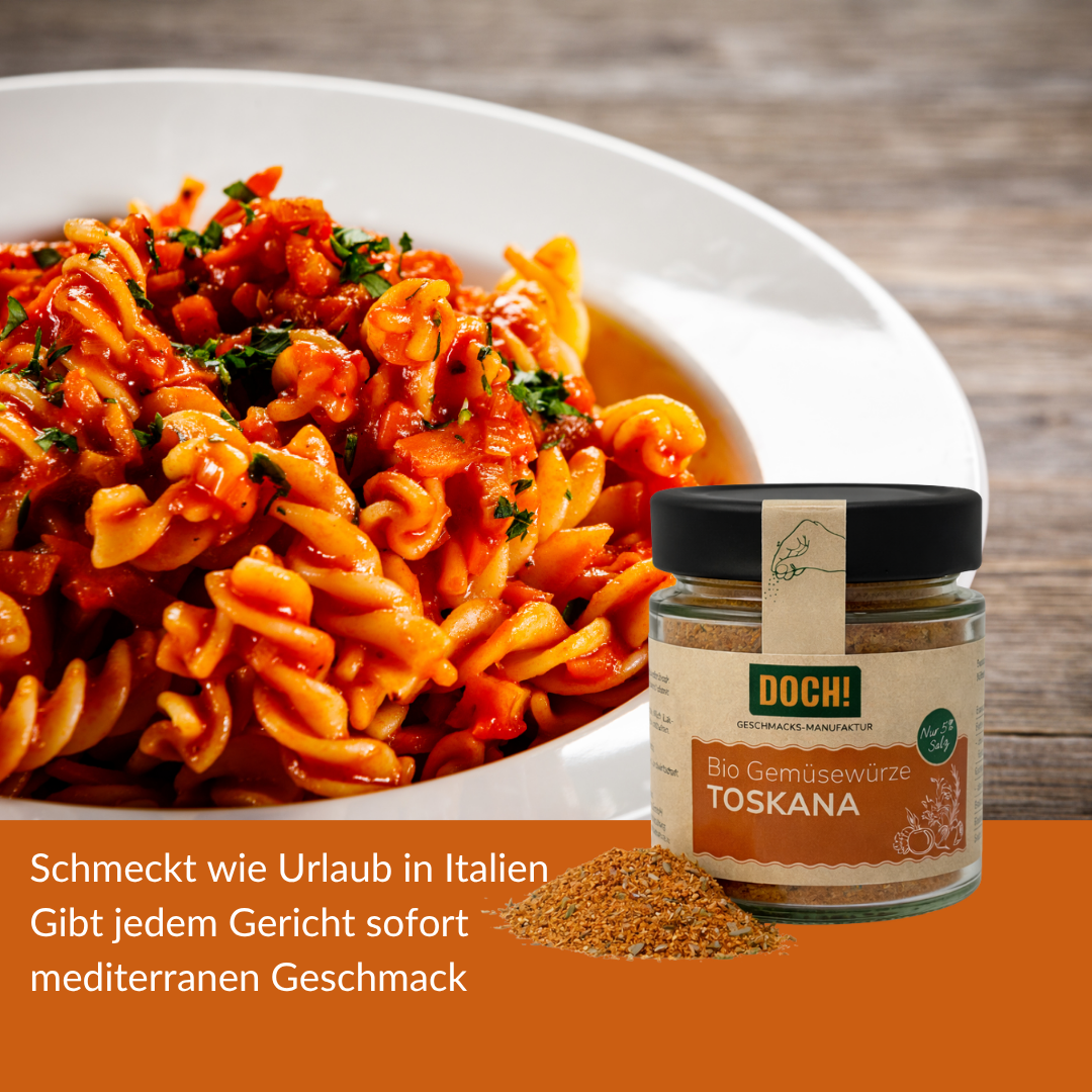 DOCH! Bio Gemüsewürze TOSKANA Glas 60g