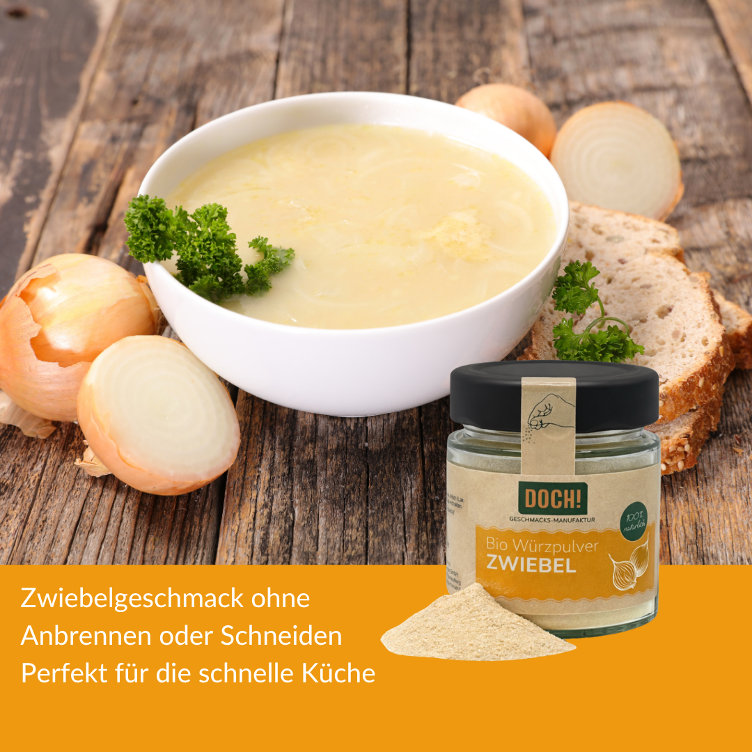 DOCH! Bio Würzpulver ZWIEBEL Glas 60g